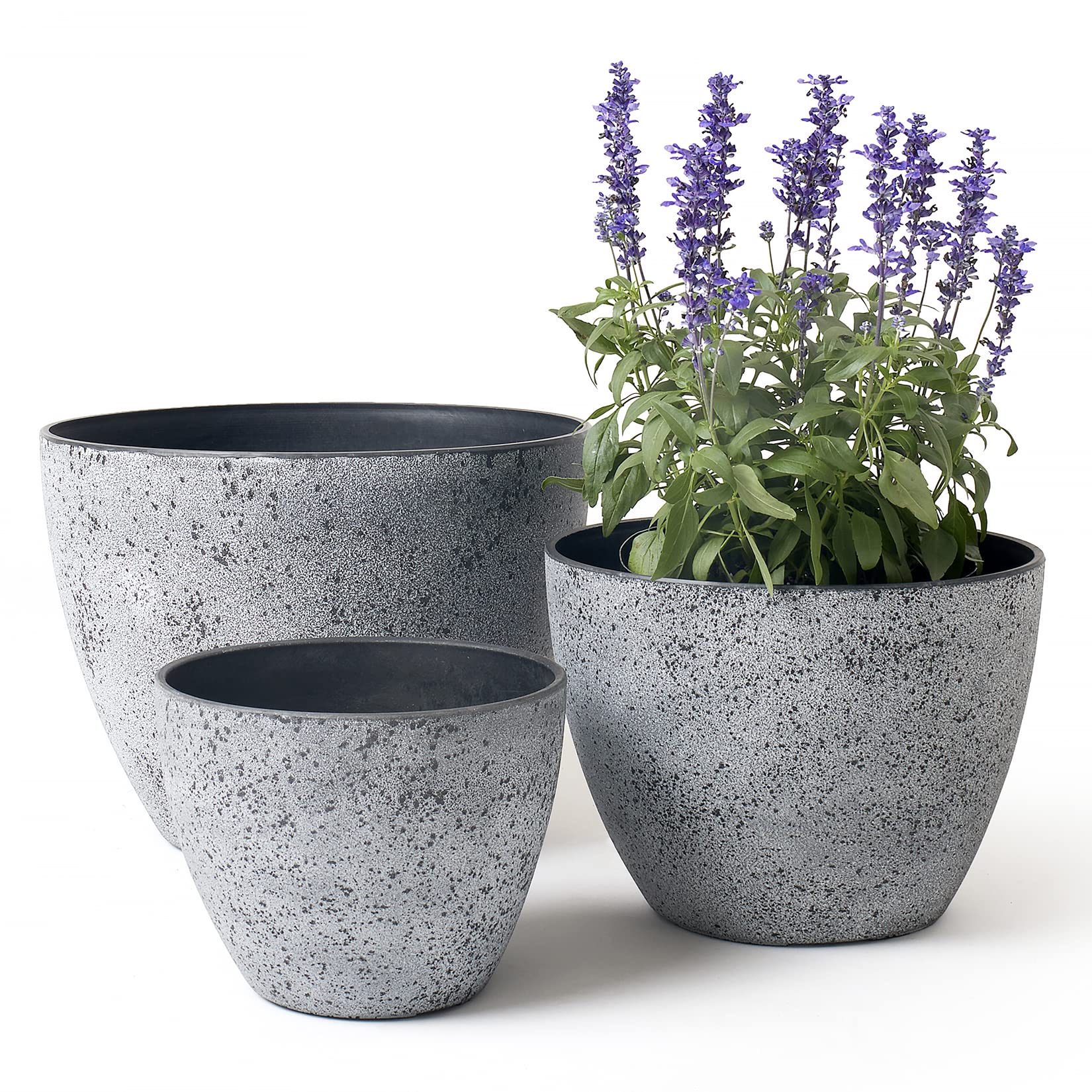 Amazon.com : LA JOLIE MUSE 14.2/11.3/8.6 Inch Planters,Set of 3